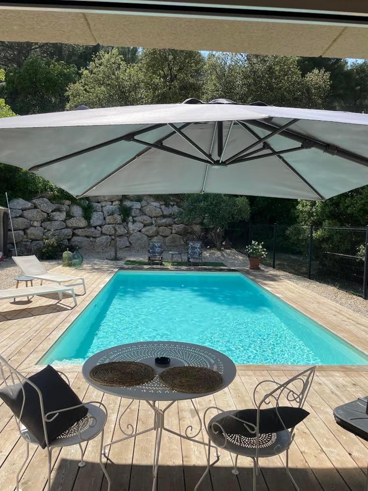 Studio De Charme Avec Piscine Fontaine-de-Vaucluse Exteriör bild